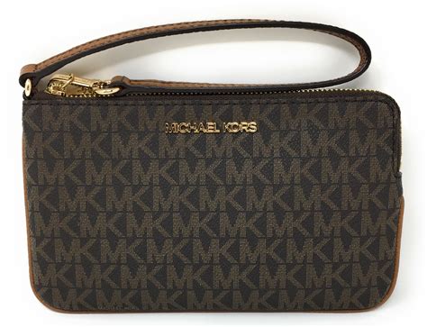 michael kors signature wristlet|michael kors outlet online wallets.